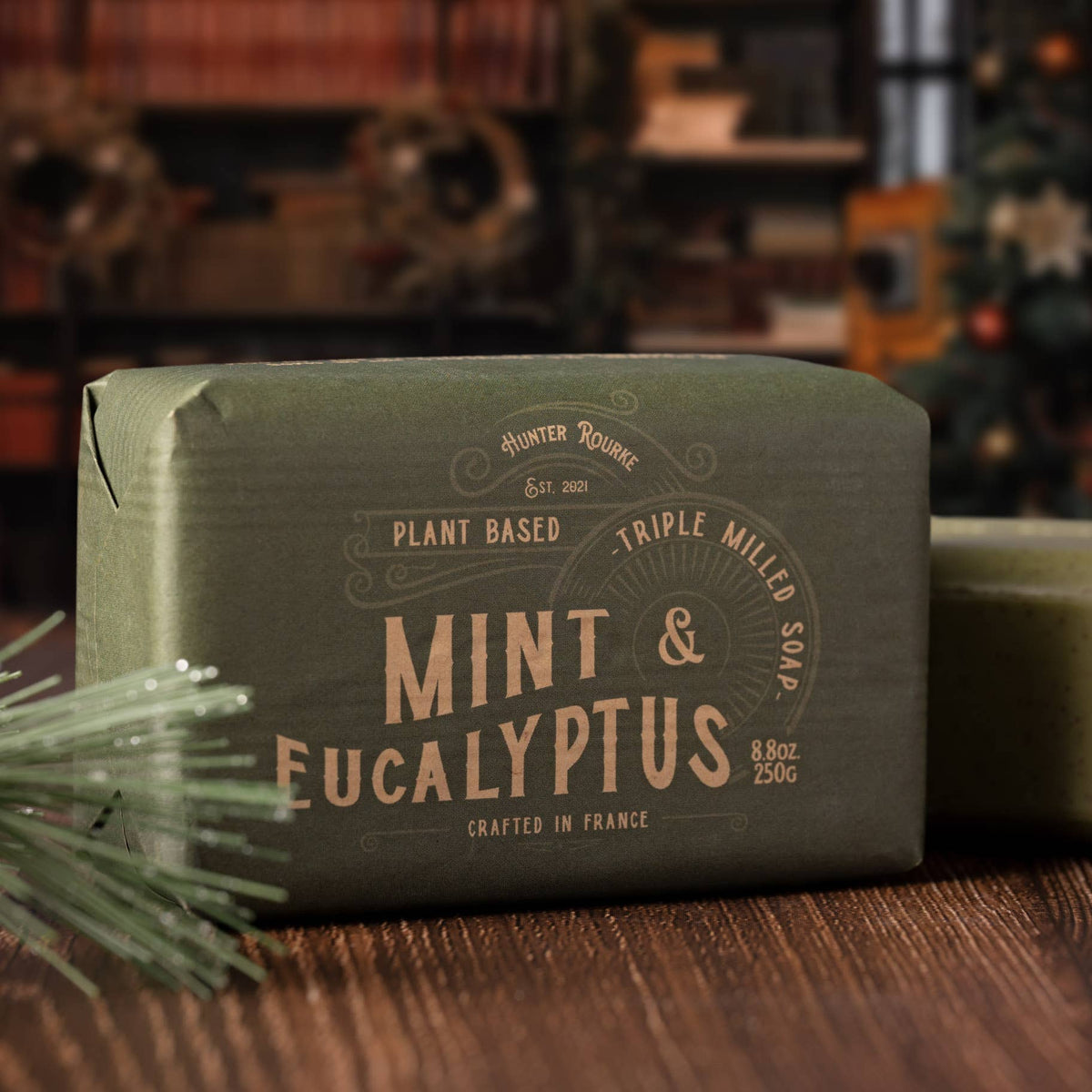 Hunter Rourke 250g Soap - Mint Eucalyptus