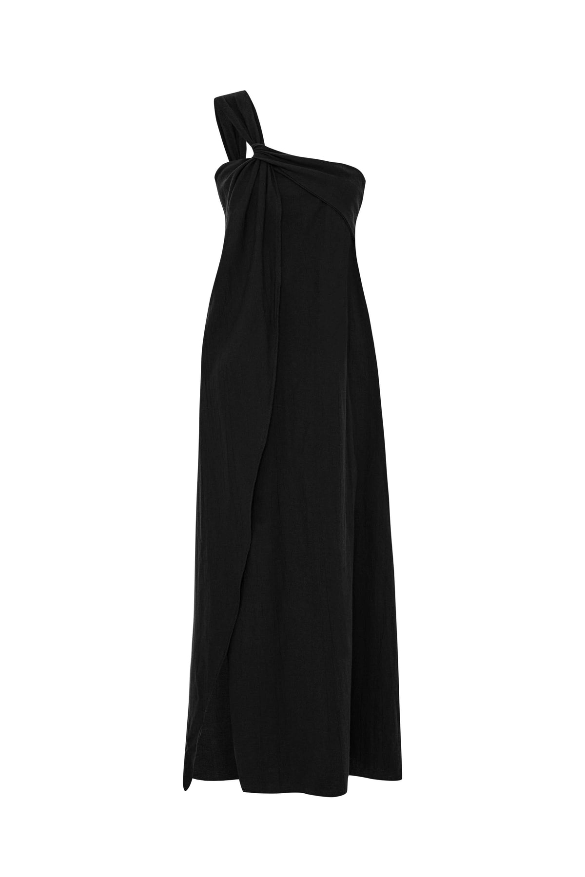 Pia Maxi Dress - Black: Black / S/M