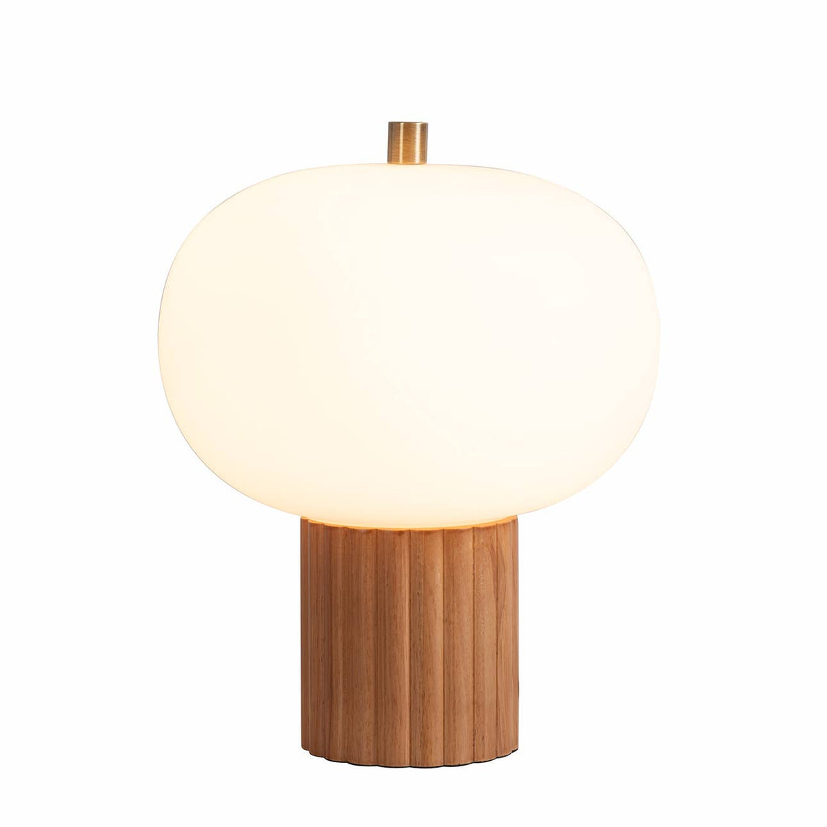 Tambo Accent Table Lamp - Natural Ash Wood Finish