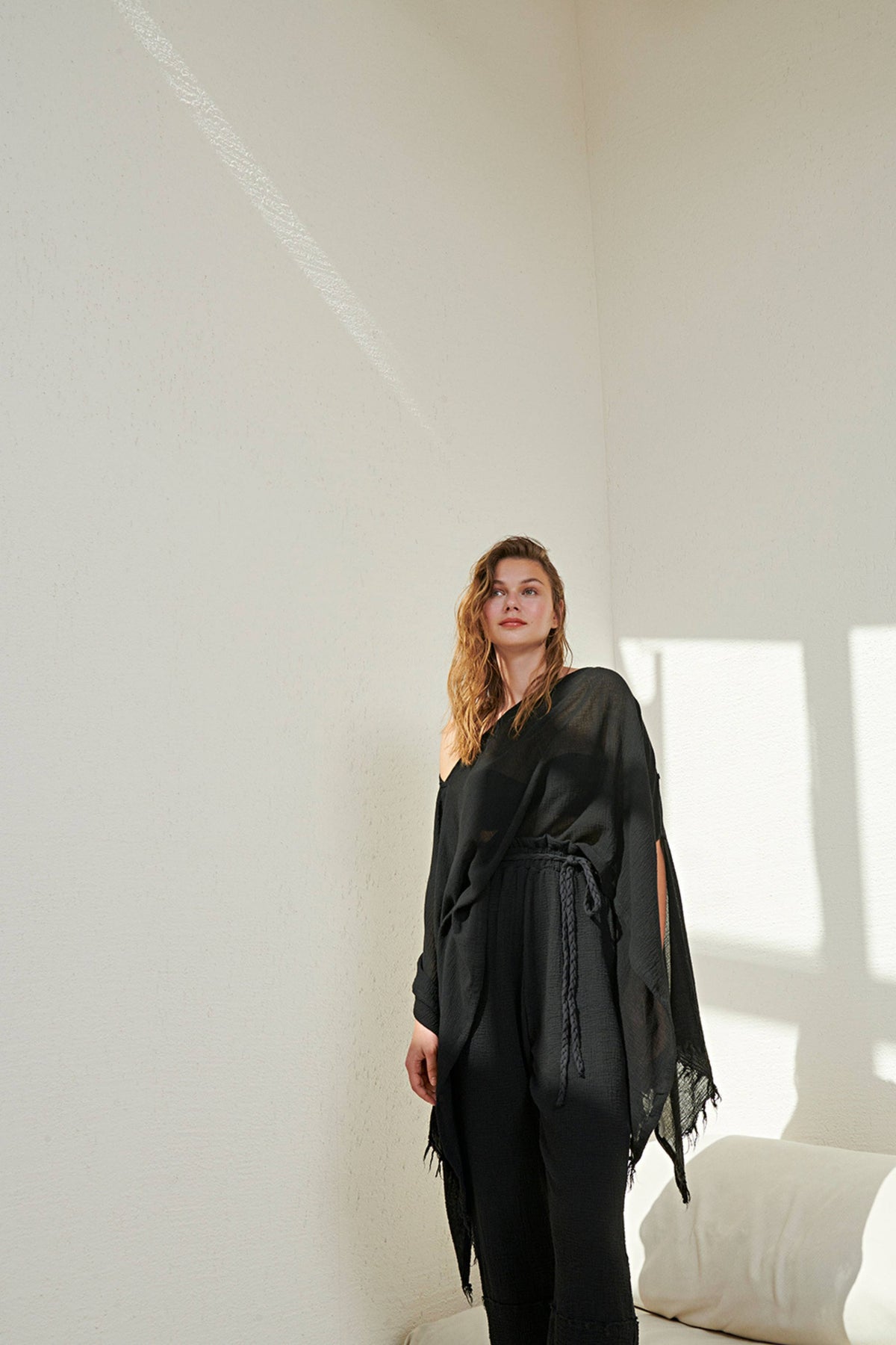 Ava Kimono - Black: Black / One Size