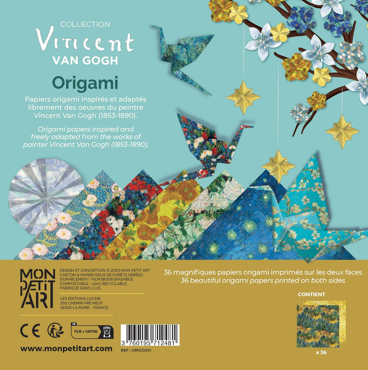 Origami kit - Van Gogh by Mon Petit Art