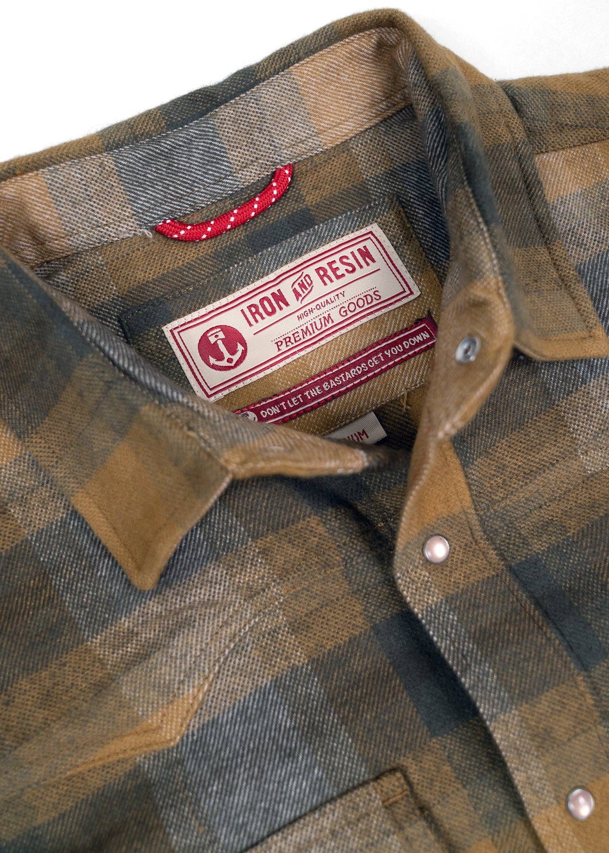 Somis Flannel Shirt: Khaki