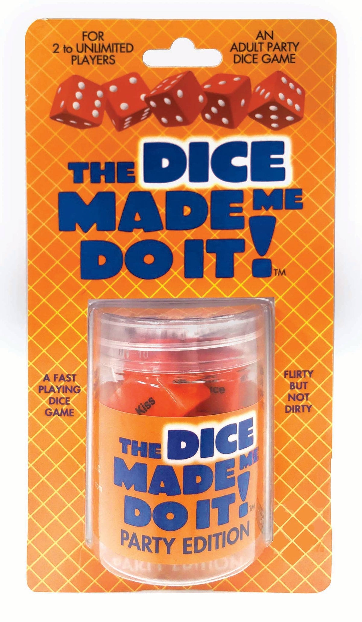 The Dice Made Me Do It! Party Dice game for Adults