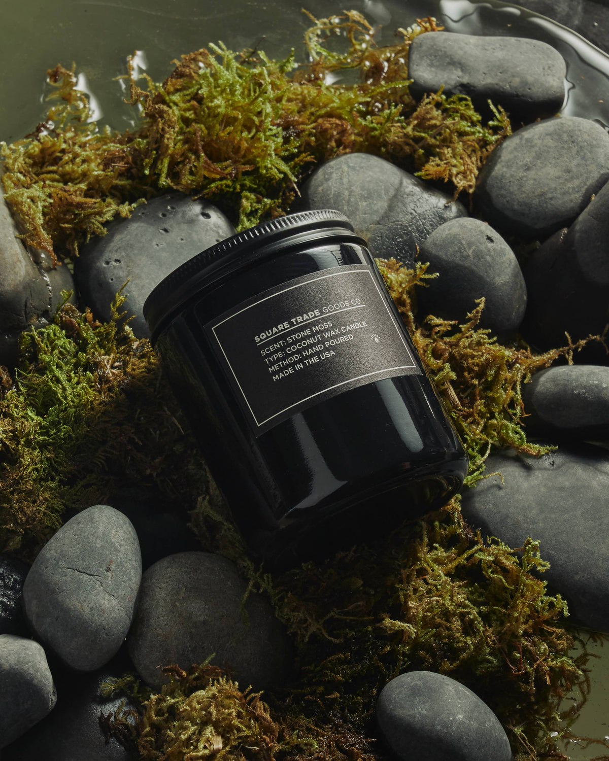 Stone Moss 8oz. Candle