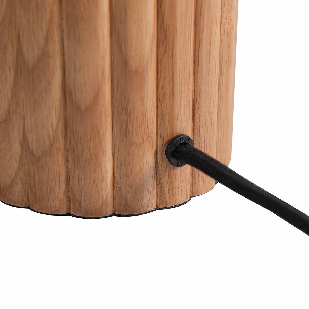 Tambo Accent Table Lamp - Natural Ash Wood Finish