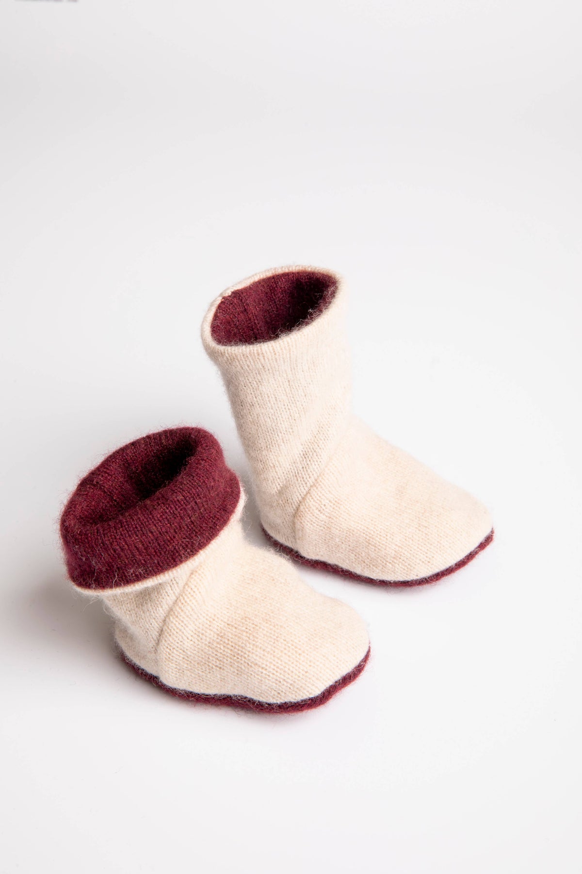 Cashmere Baby Set - Hat, Mittens and Boots: Pink