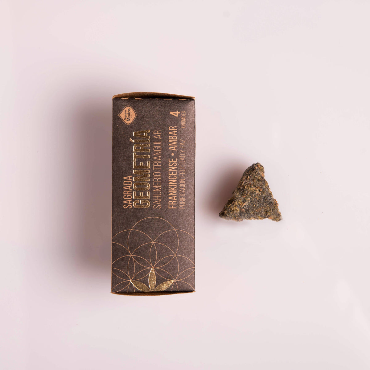 Sacred Geometry Triangular Incense: Rose & Frankincense