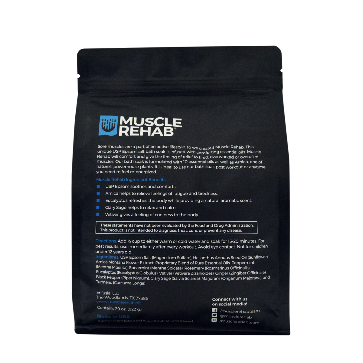 Magnesium Arnica Bath Soak for Pain Relief Athletic Recovery