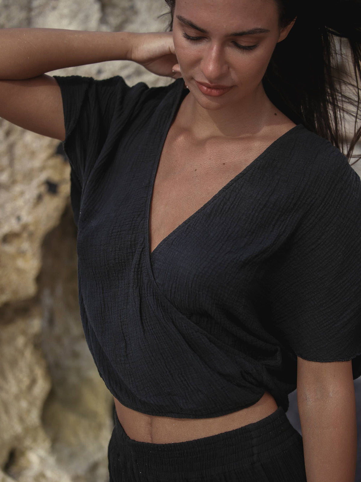 Harlow Top - Black: Black / S/M