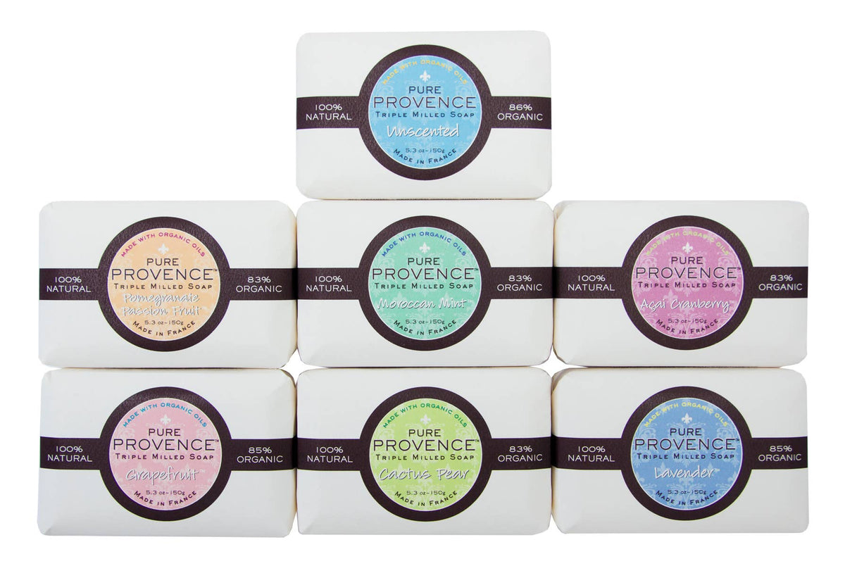 Pure Provence Lavender Certified Organic Soap - 5.3oz