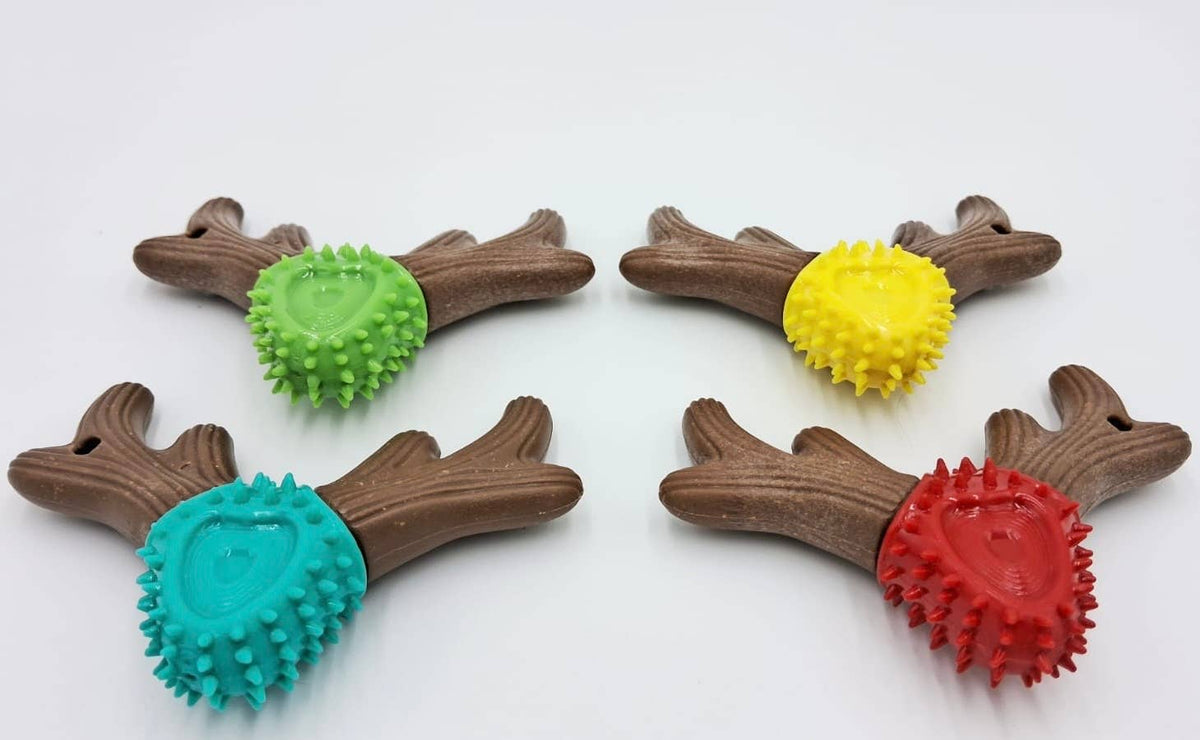 The Dura-Dog Antlers Chew Toy for Dogs: Green