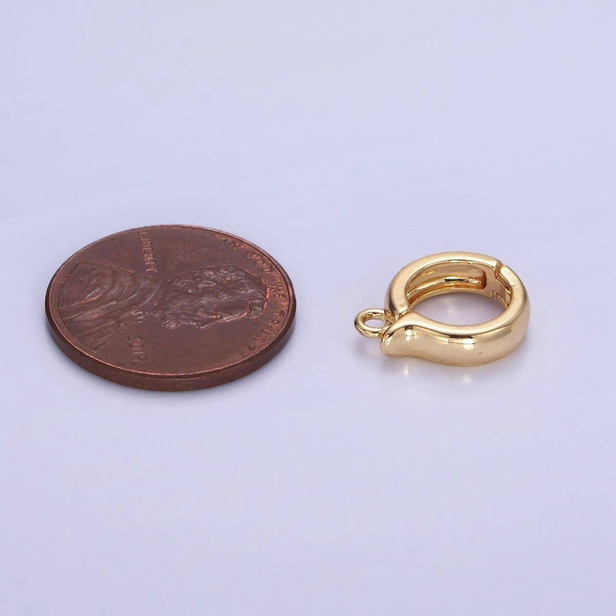 14K Gold Filled Enhancer Bail Slide Minimalist Charm Bail Enhancer Hin ...