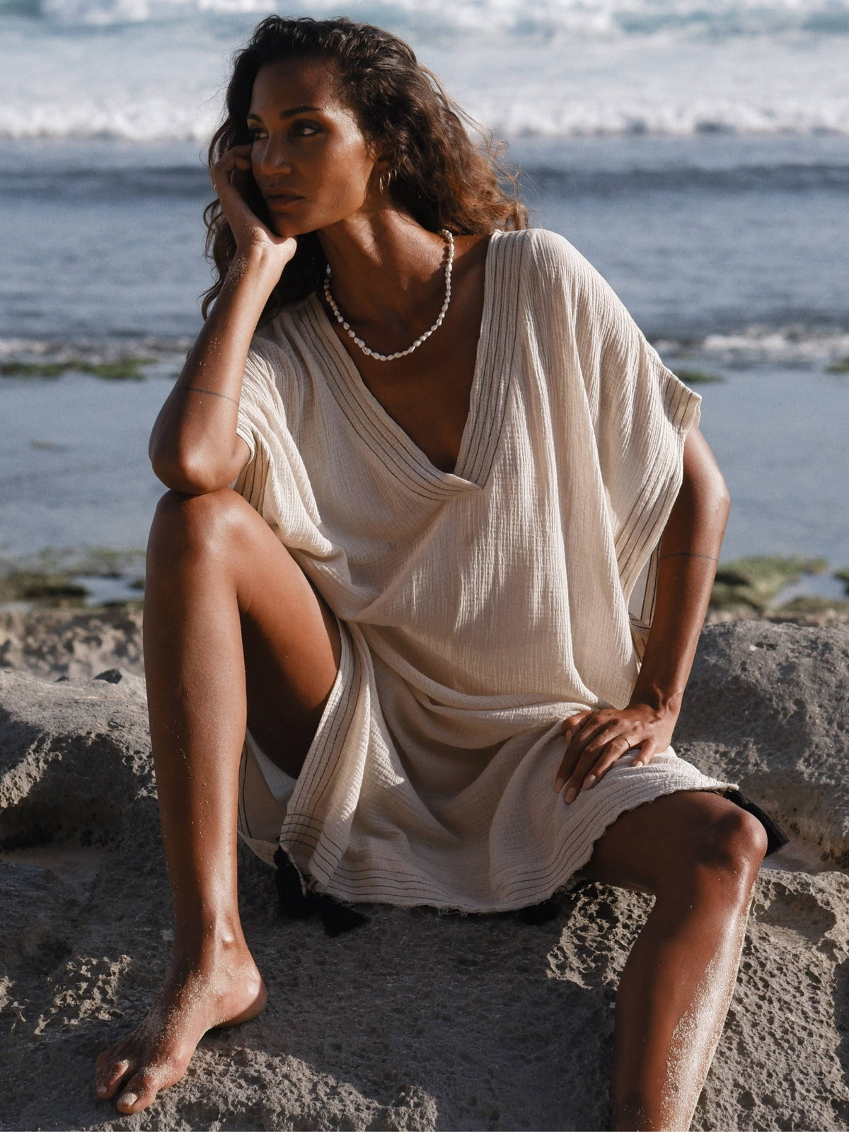 Ela Kaftan - Natural: Natural / One Size