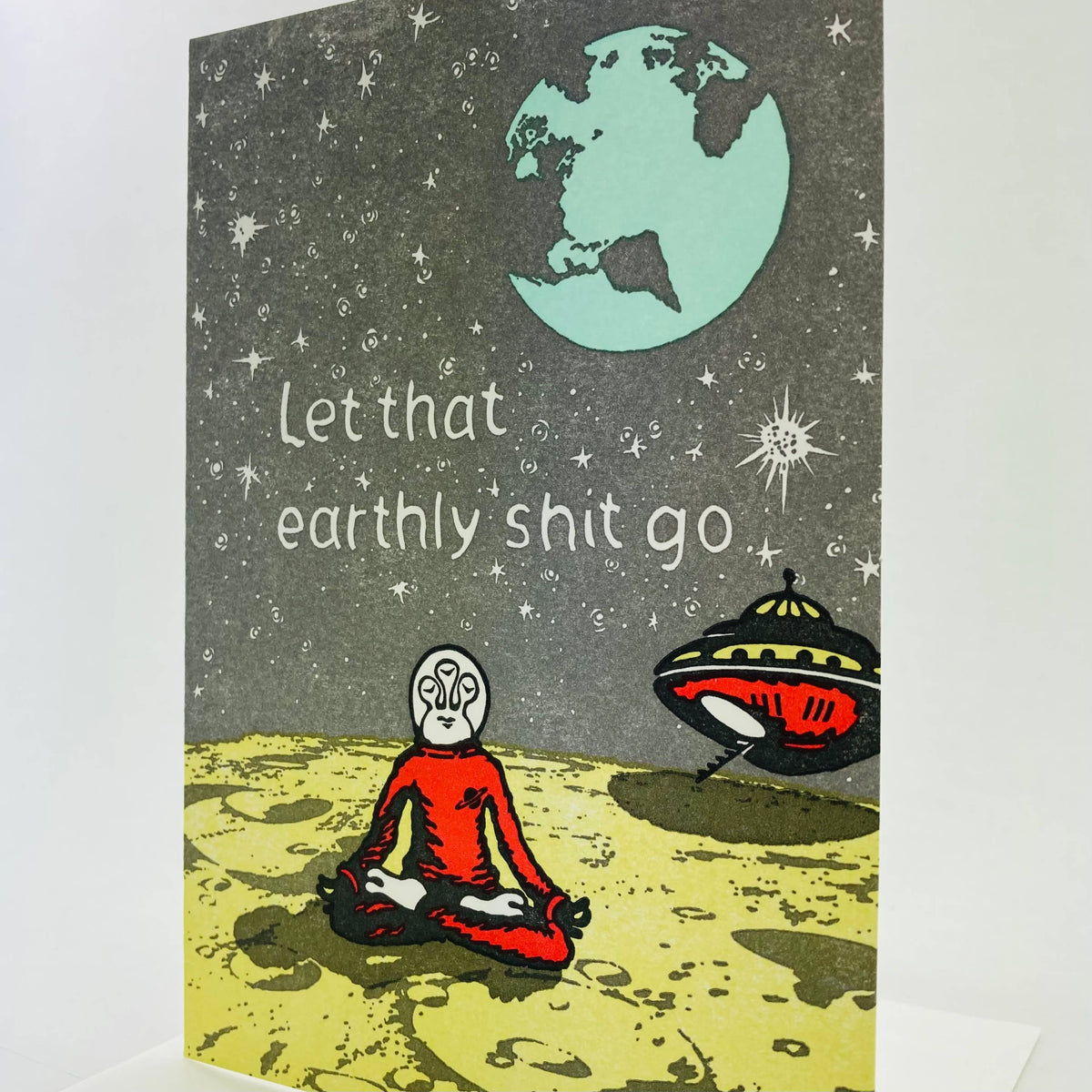 Let that earthly shit go alien meditation