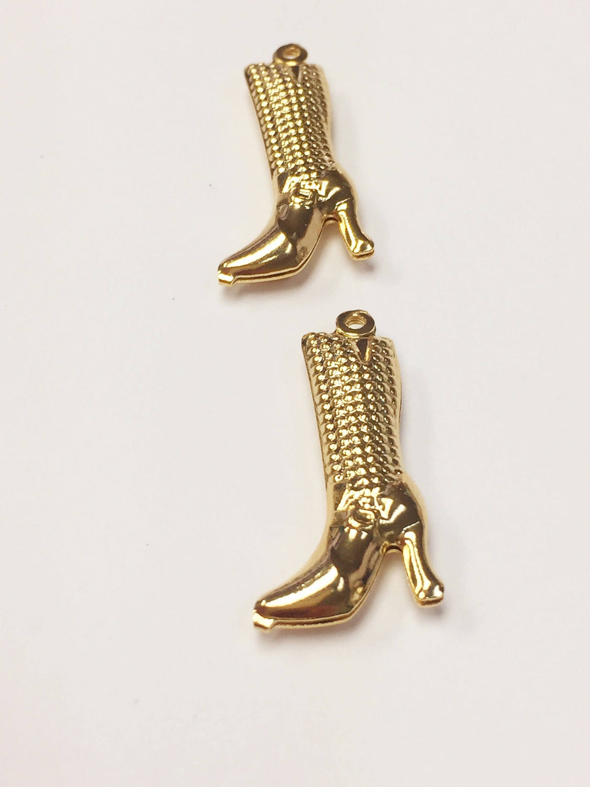 Boot Charm, Gold Filled Charms, Boot Jewelry, Cowboy Boot Charm, Charm For Necklace, High Heel Charms, Wholesale Charms, Charms For Necklace