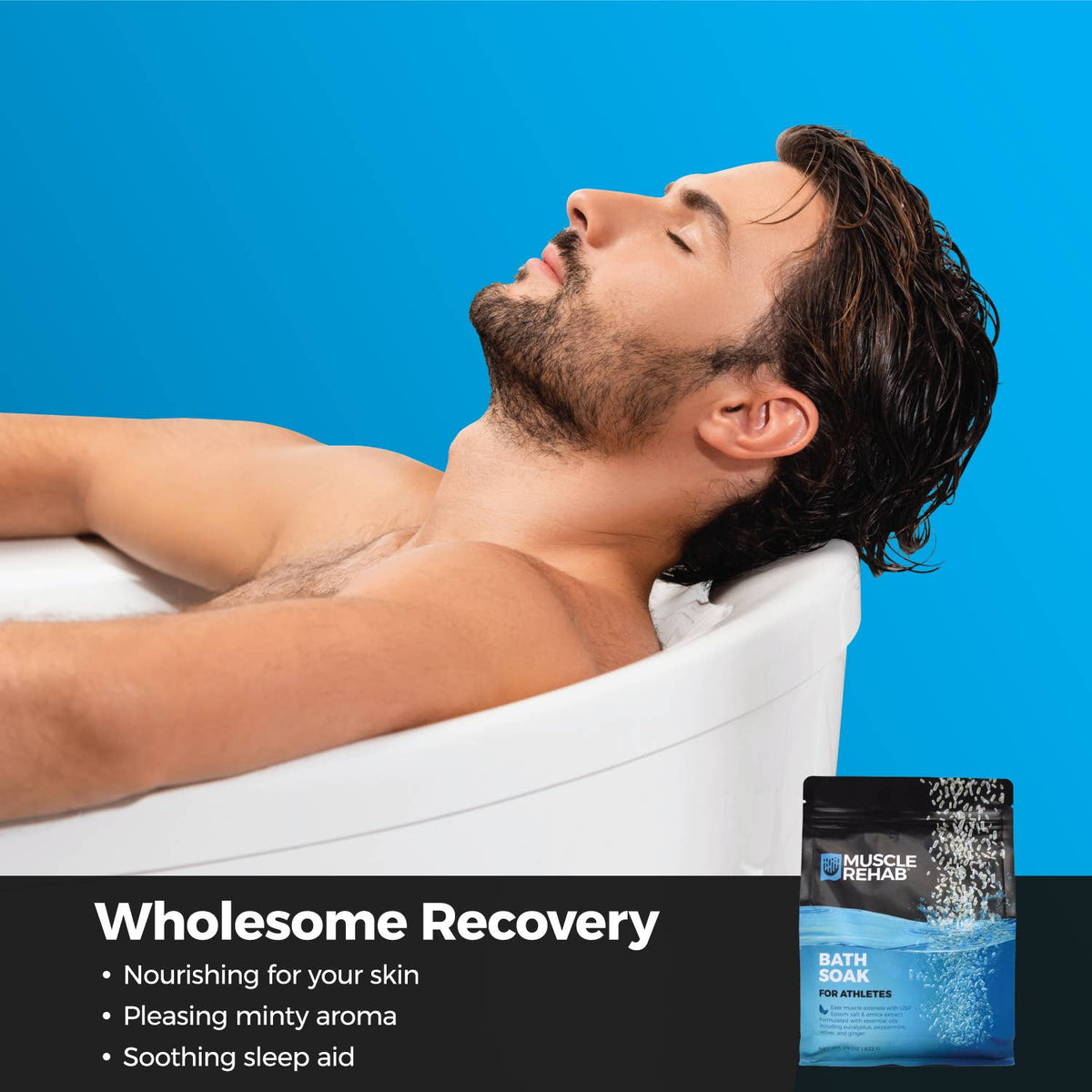Magnesium Arnica Bath Soak for Pain Relief Athletic Recovery