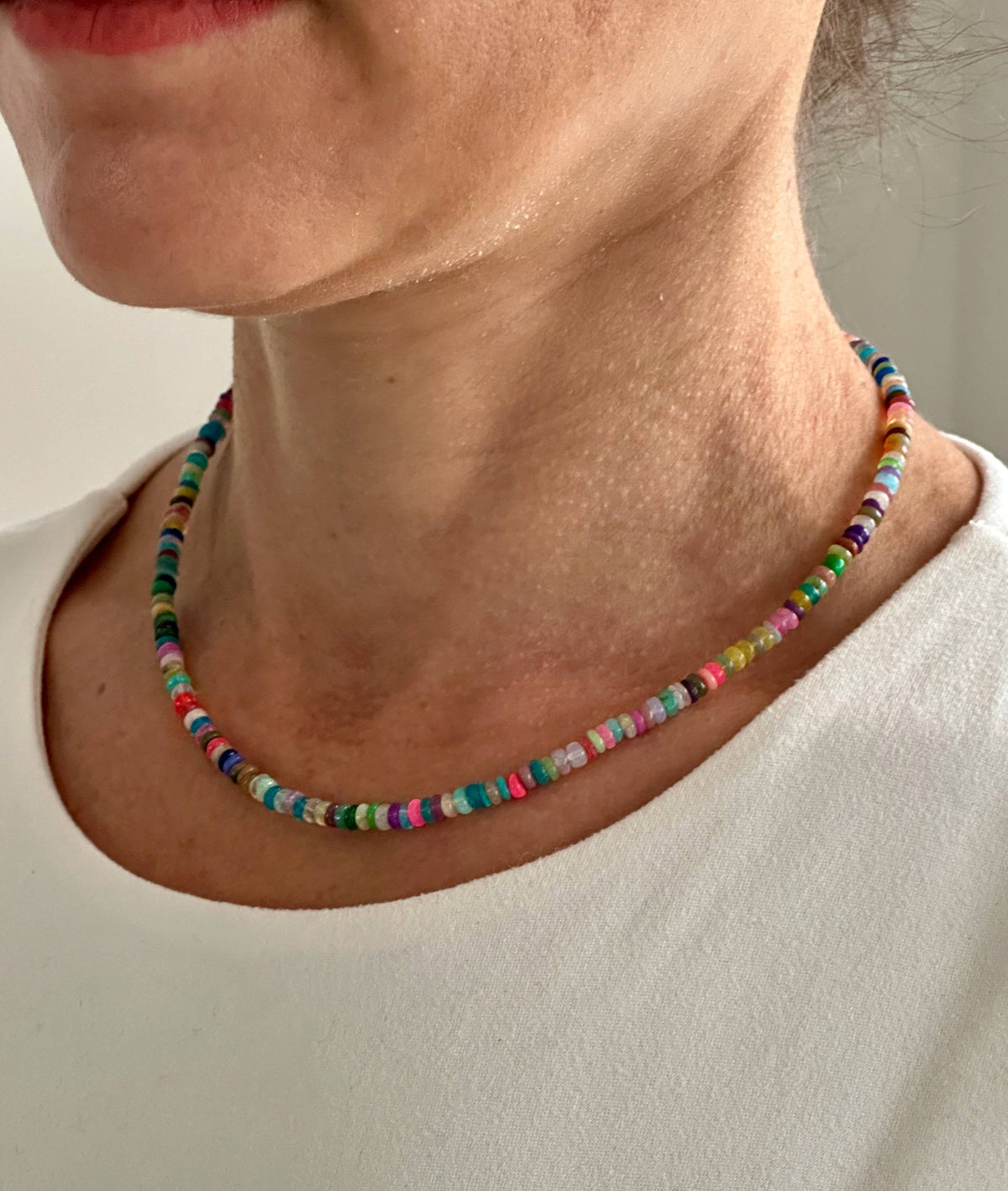 Summer Disco Ethiopian Opal | 16 Inches / Opal