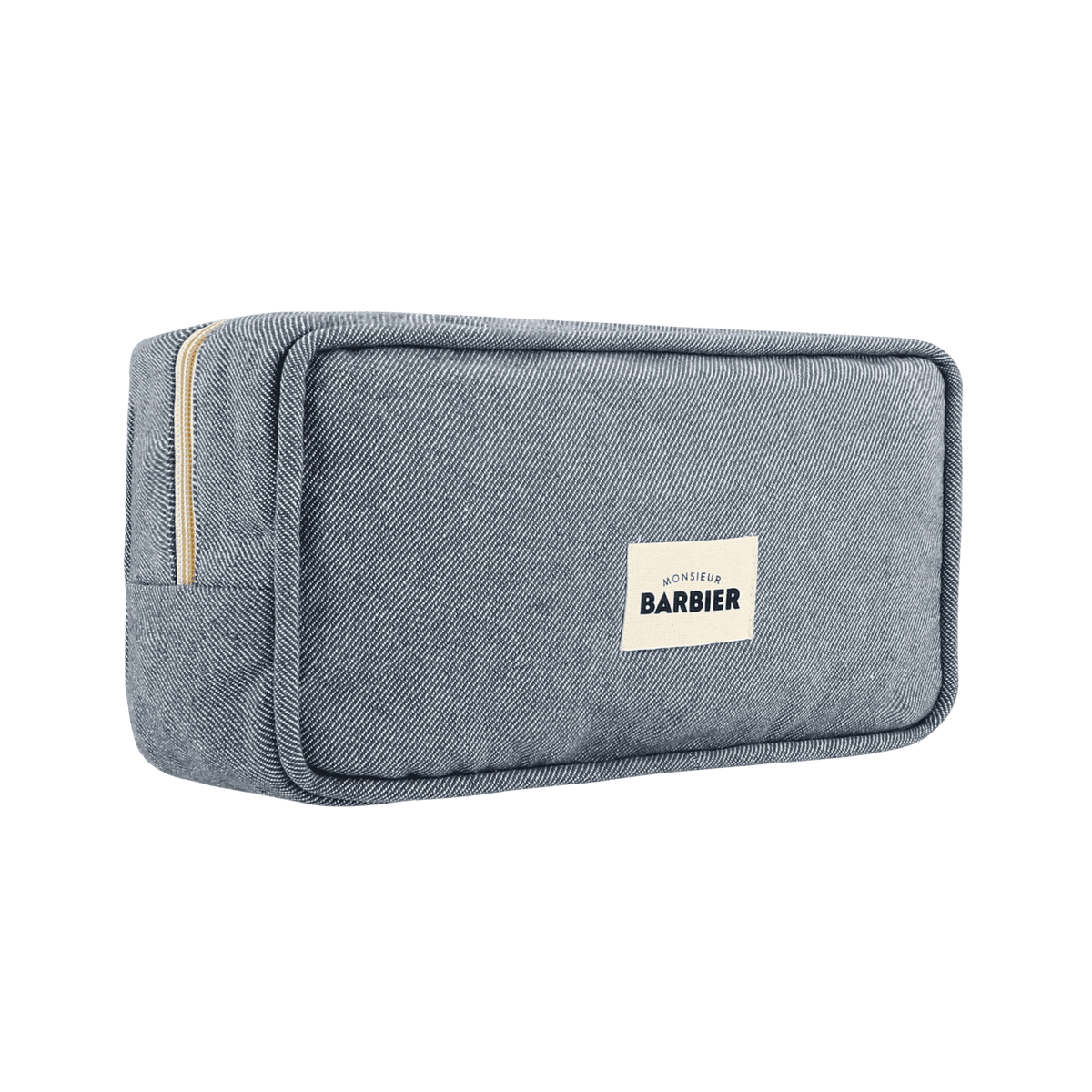Blue Denim Toiletry Bag - Monsieur BARBIER