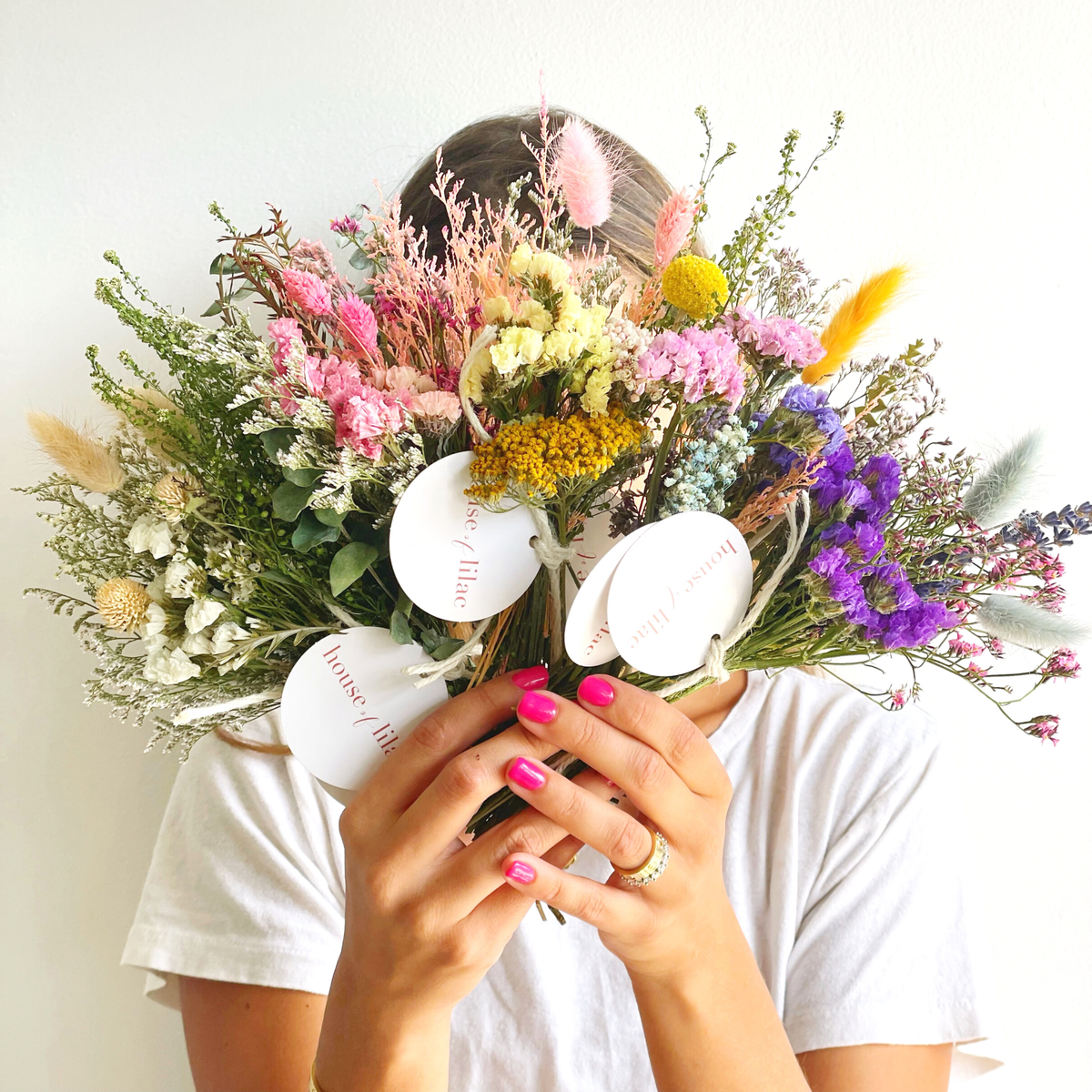 Classic & Chic Dried Flower Bundles: Romantic