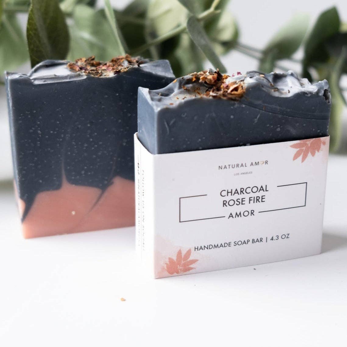 Charcoal Rose Bar Soap