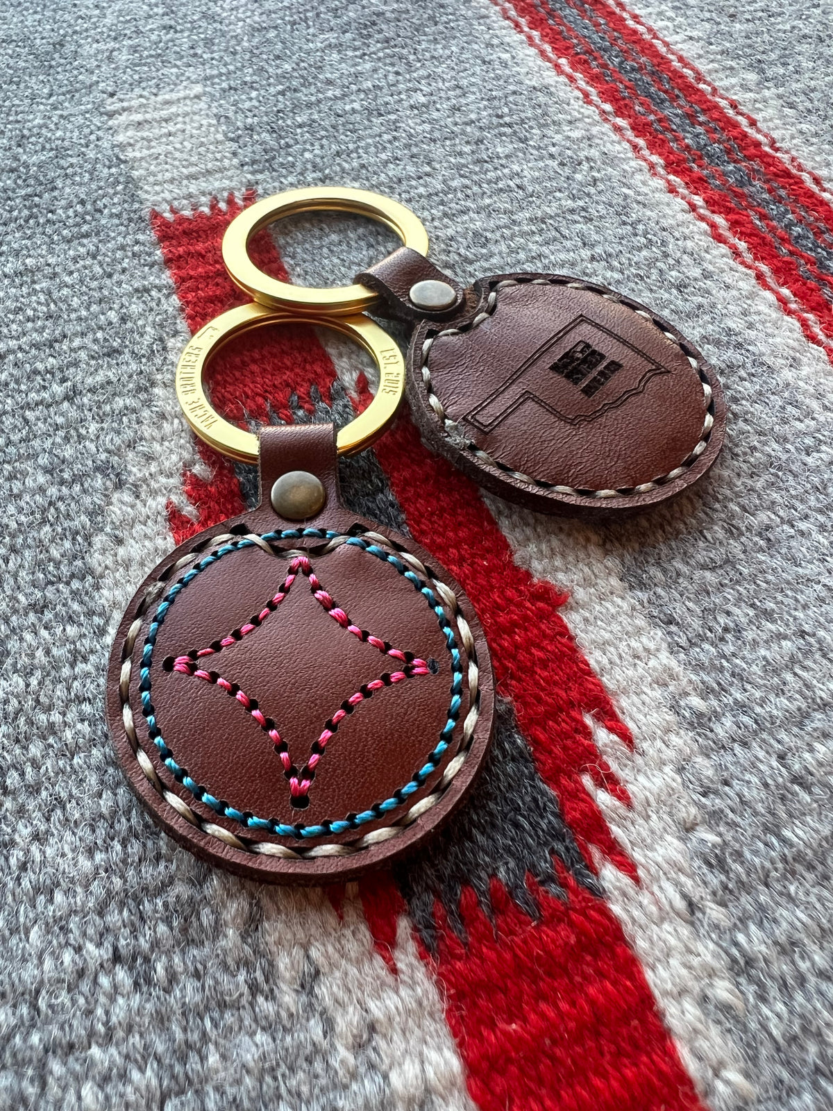 Vache Brothers hand embroidered keychain