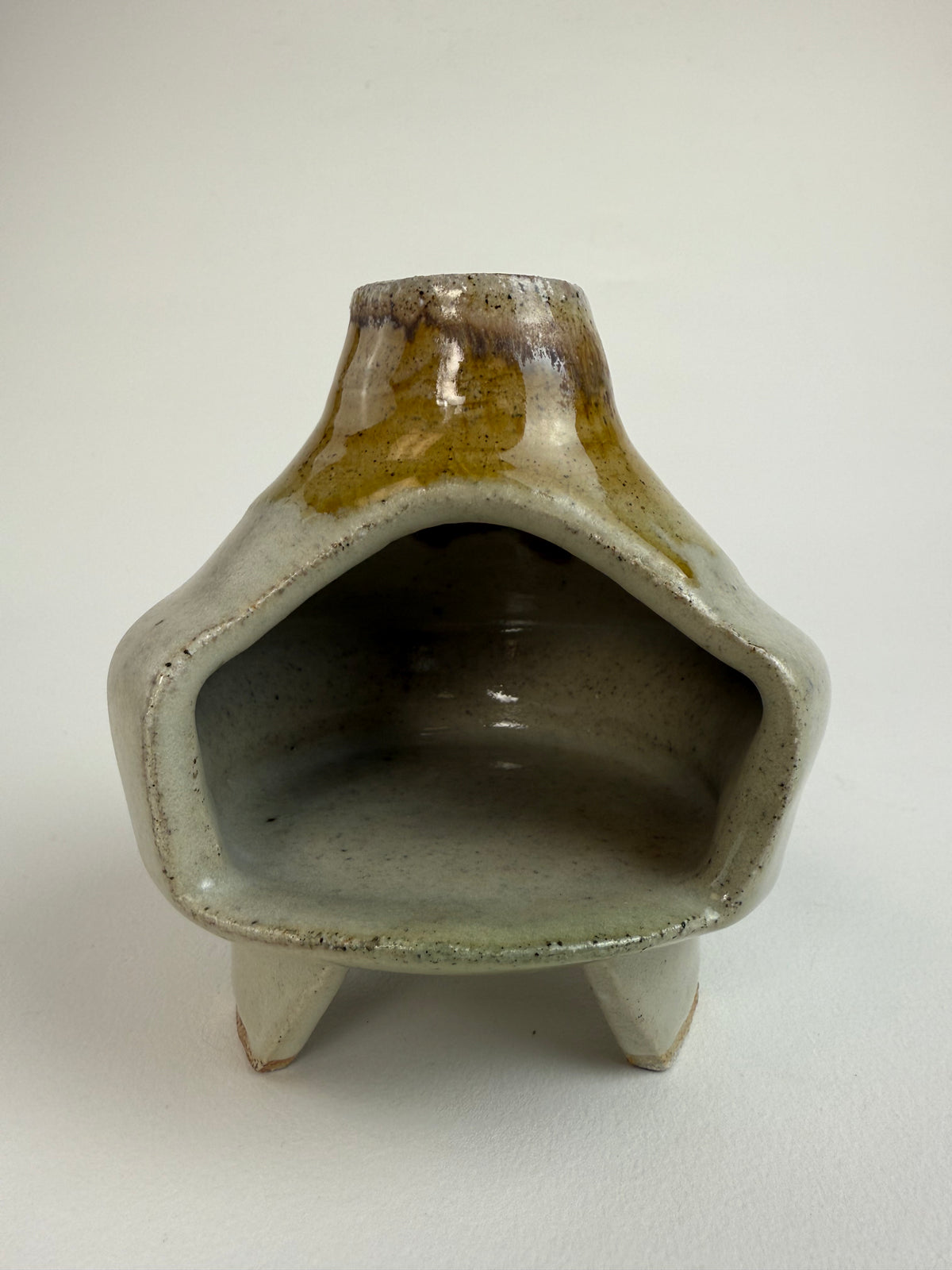 Vache Brothers ceramic incense holder - mini chimney