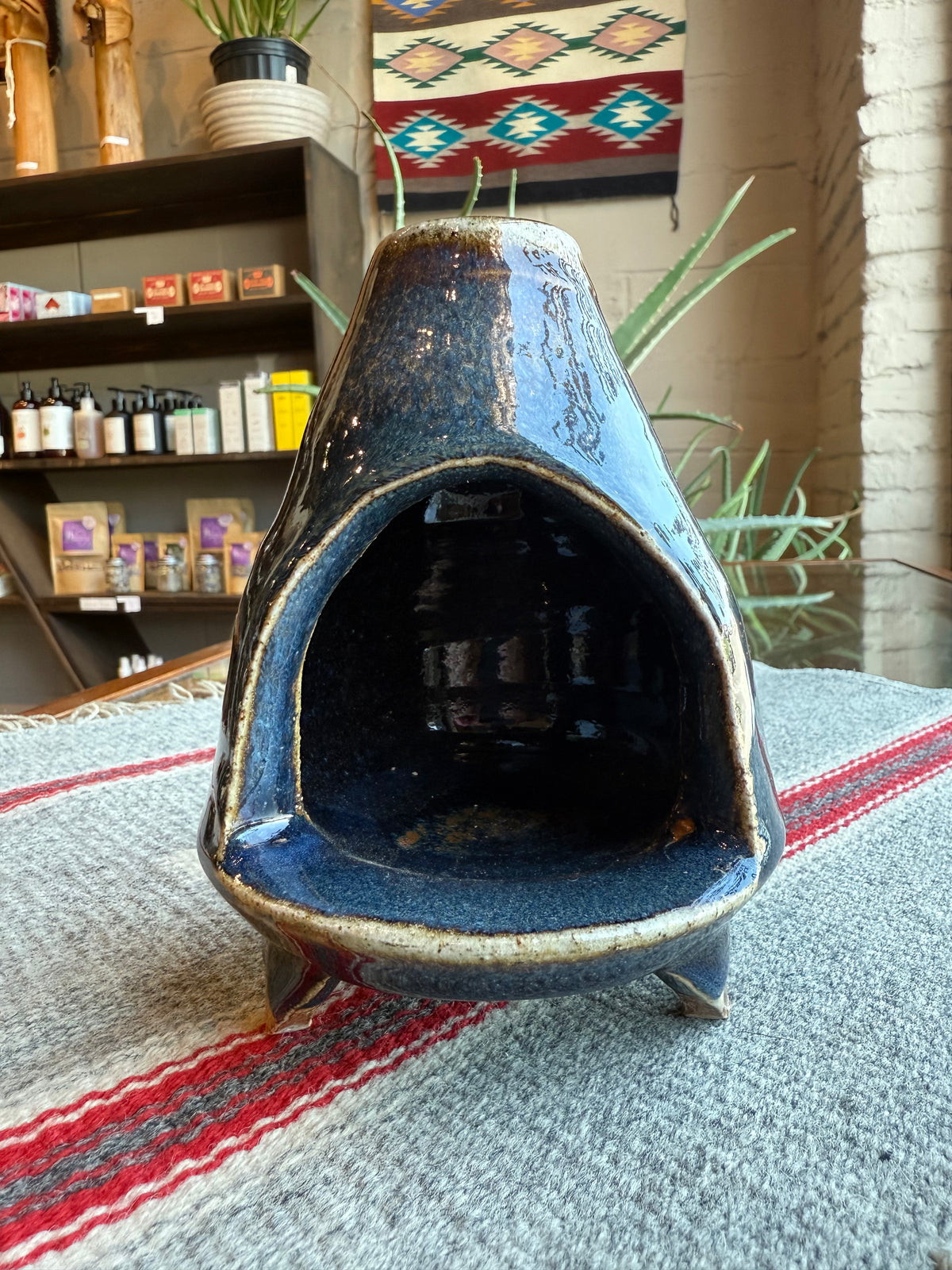 Vache Brothers ceramic incense holder - mini chimney