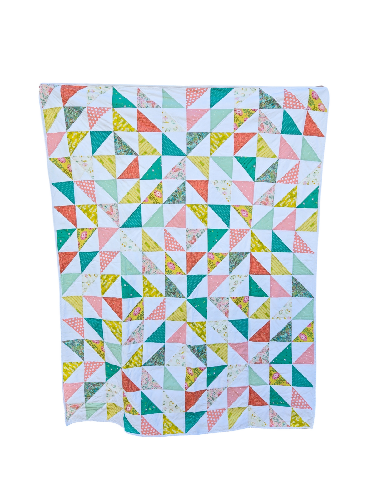 Atkins Handmade Quilt -Triangle Twist