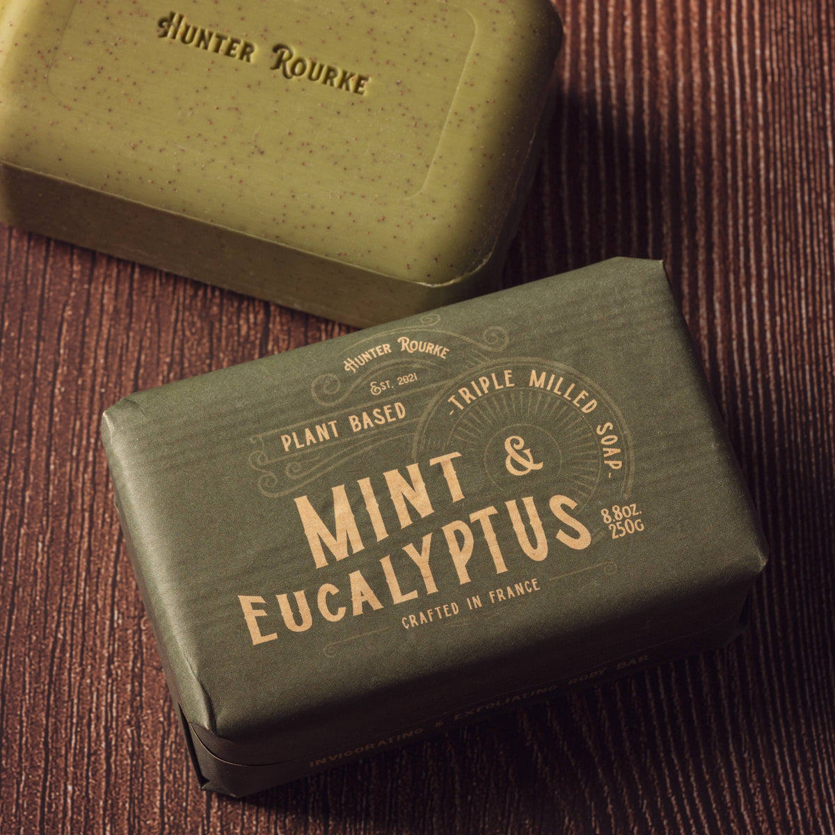 Hunter Rourke 250g Soap - Mint Eucalyptus