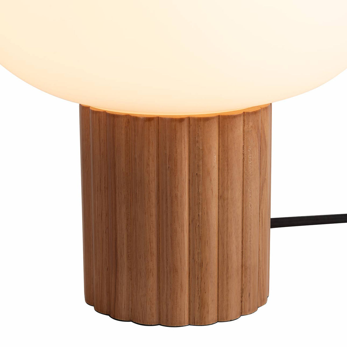 Tambo Accent Table Lamp - Natural Ash Wood Finish