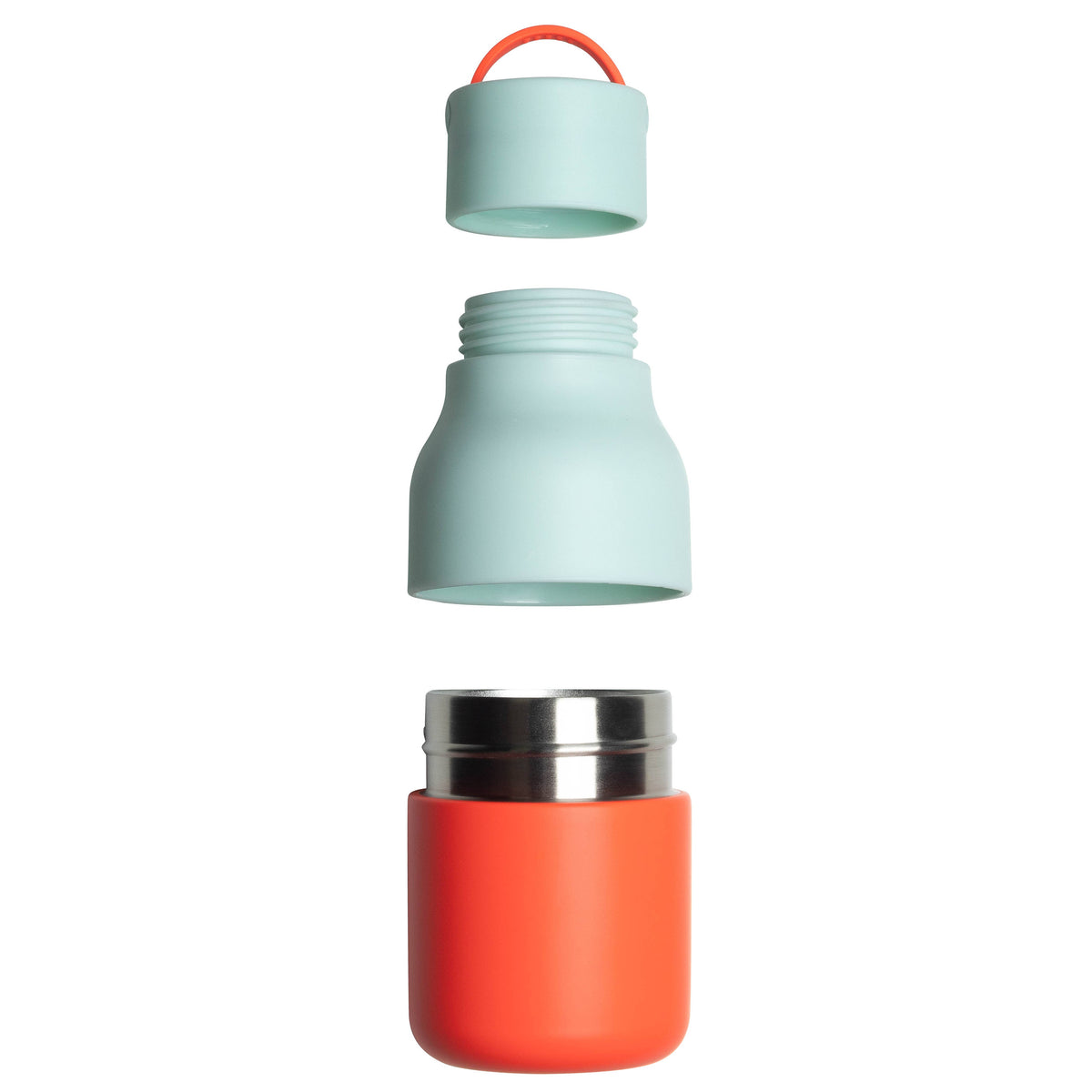 Active Water Bottle 8oz - Coral & Mint