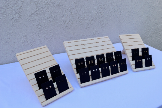 Earring/Carded jewelry display board set