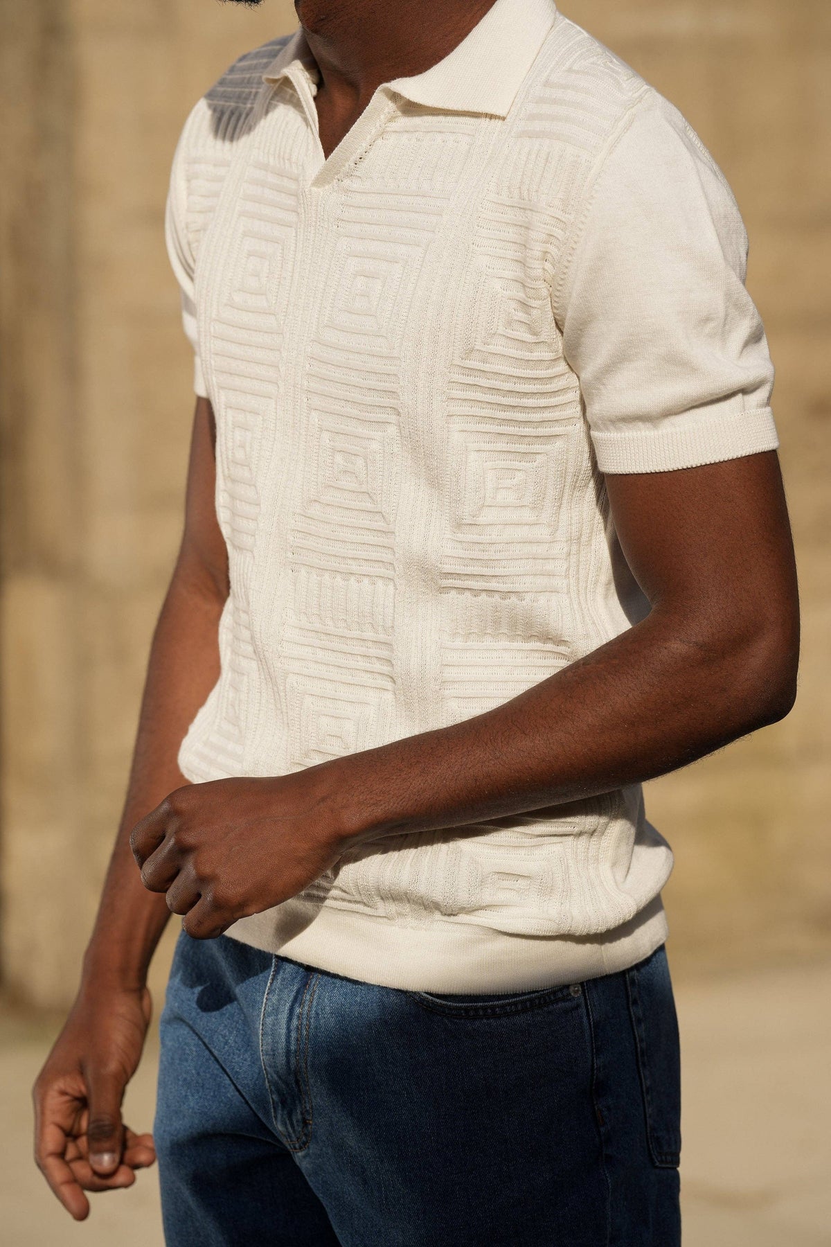 POLO MOSAIC PEROLA: L