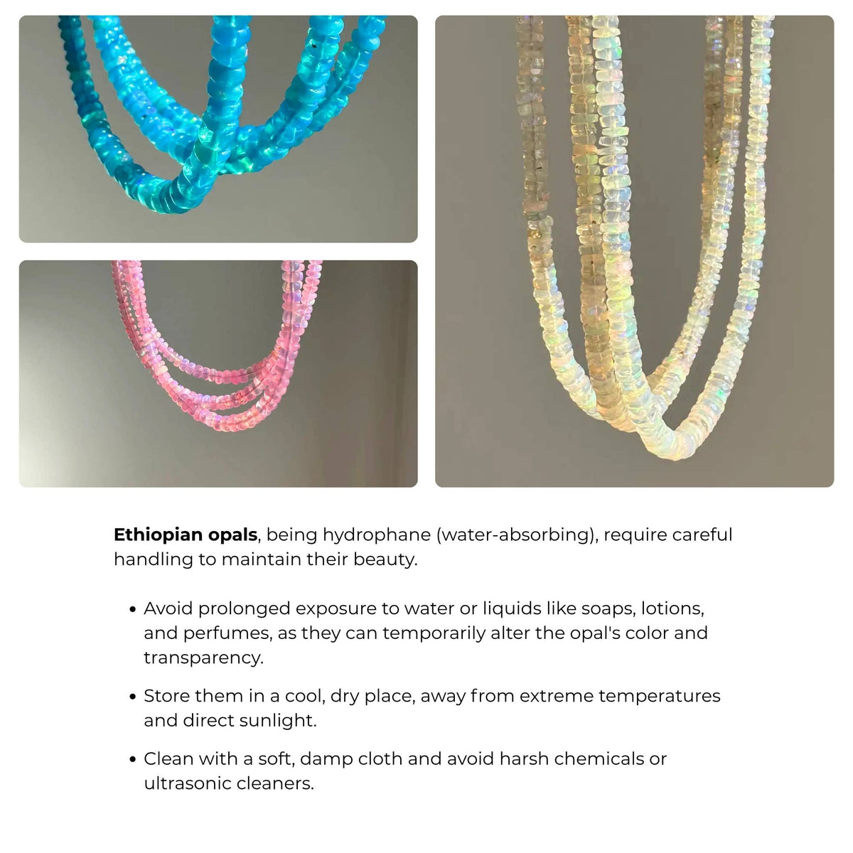 Summer Disco Ethiopian Opal | 16 Inches / Opal