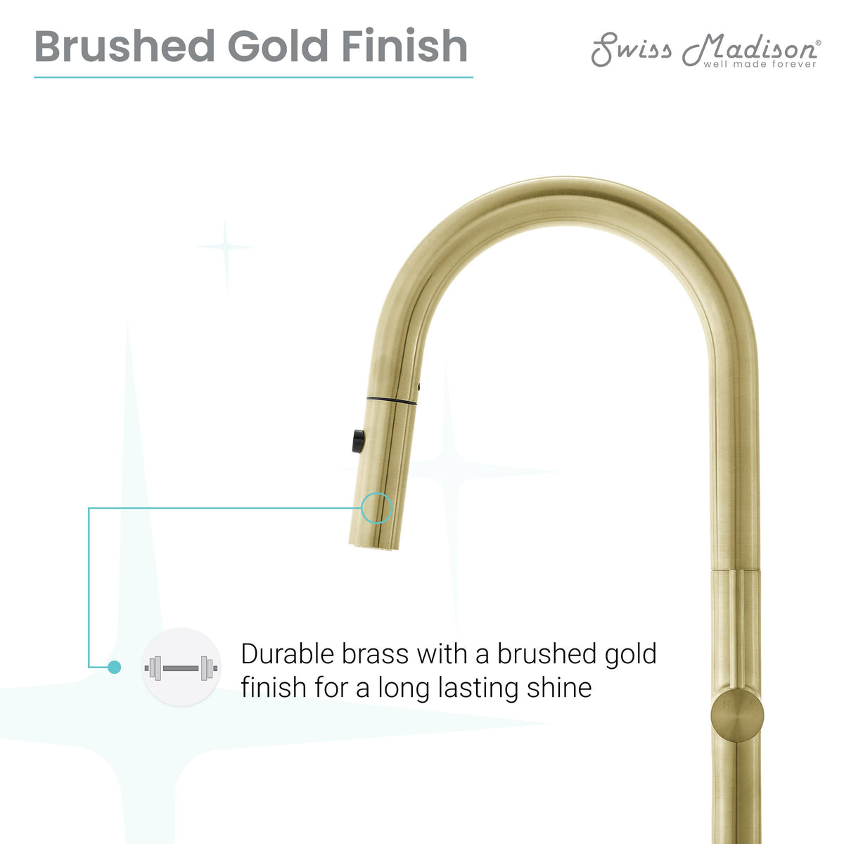 Chalet Single Handle Pull-Down Kitchen Faucet
