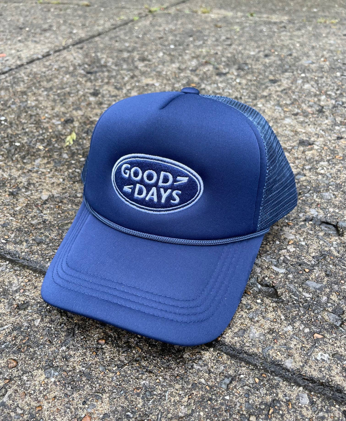 Good Days Trucker Hat - Navy