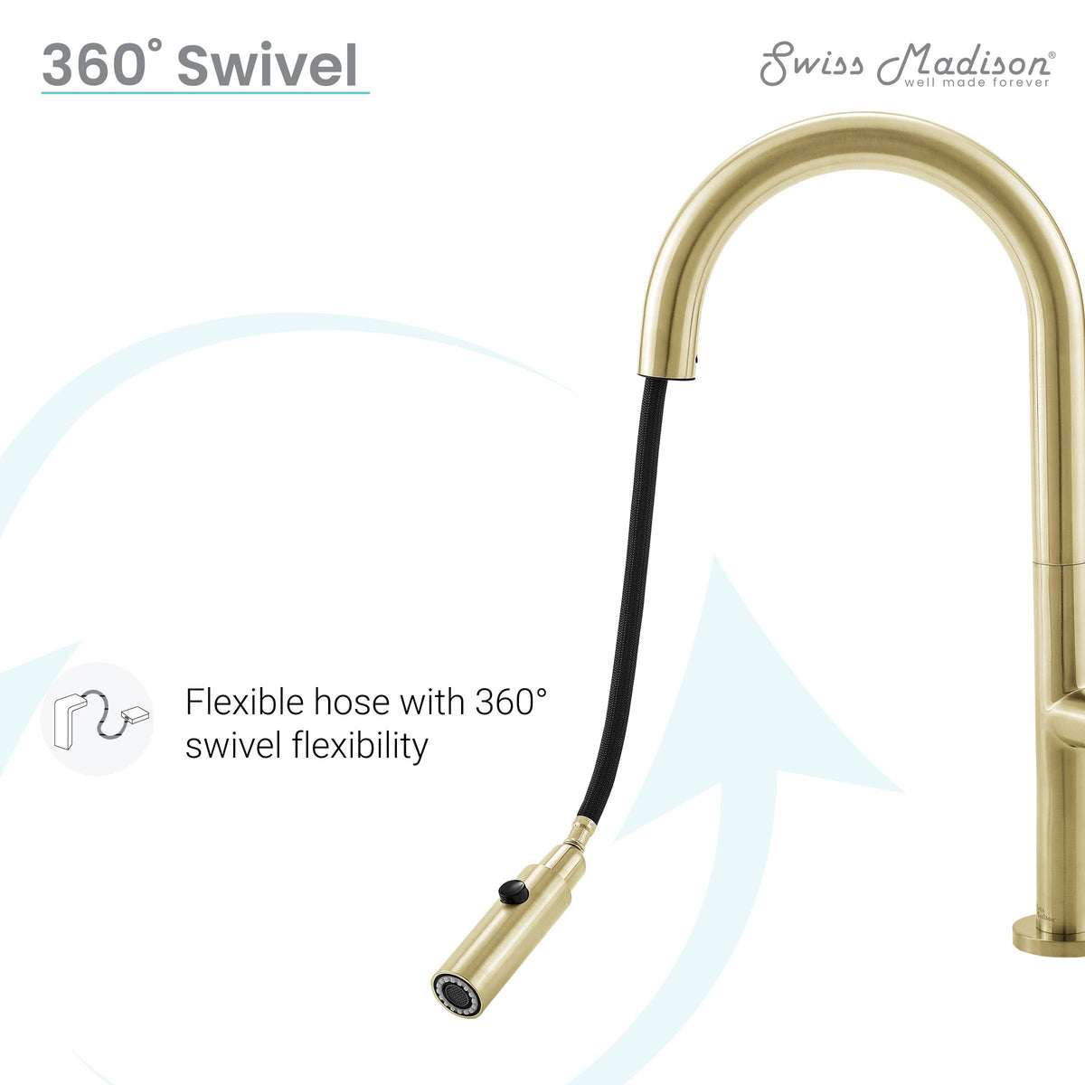 Chalet Single Handle Pull-Down Kitchen Faucet