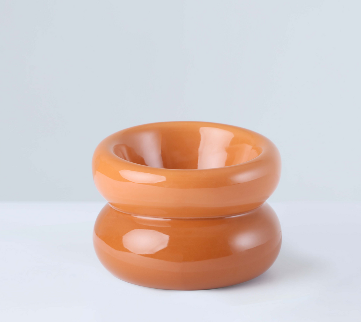 Soufflé Pet Bowl - Amber Orange