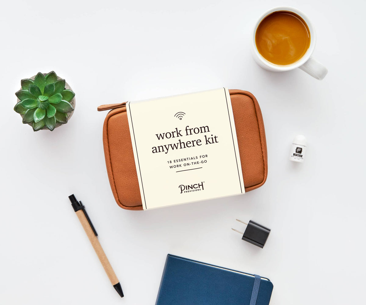 Work from Anywhere Kit Cognac | Office Gifts Corporate Gifts