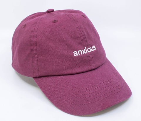 Anxious Embroidered Hat