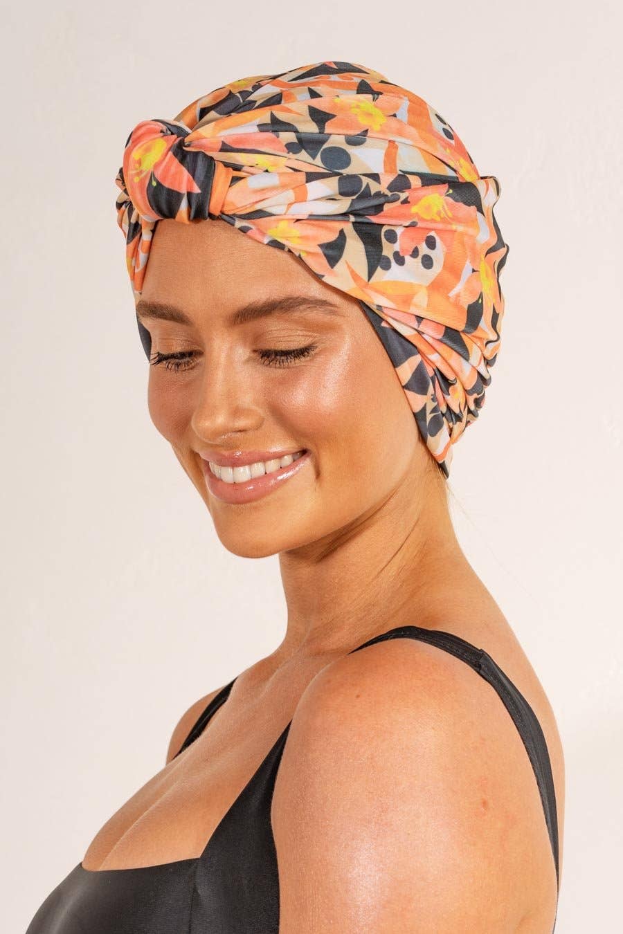 Dahlia Shower Cap in Sunkissed Lily