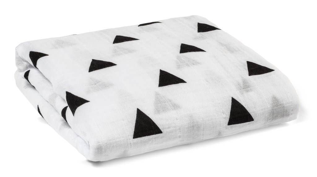 Organic Swaddle Blanket- Triangles