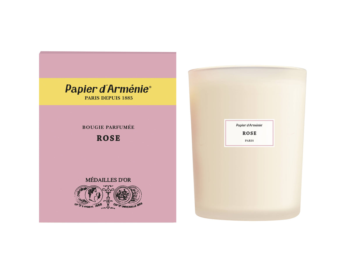 Papier d'Armenie - 50 HOUR ROSE CANDLE soy - gift boxed
