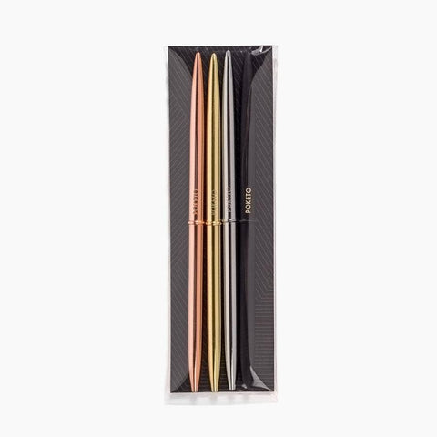 4 Pack Classic Slim Pens Set