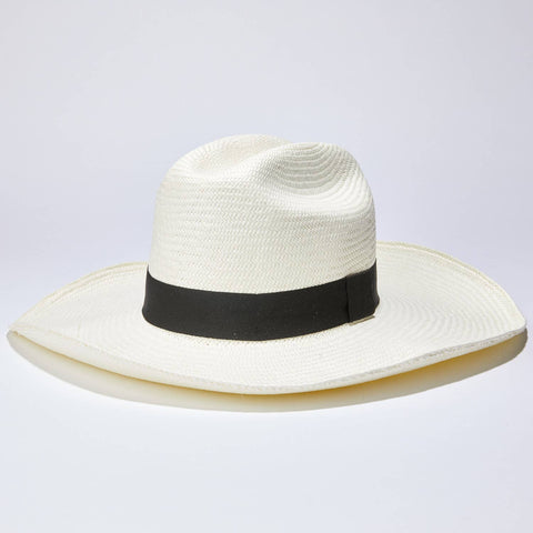 Cowboy Long Brimmed Panama Hat - S