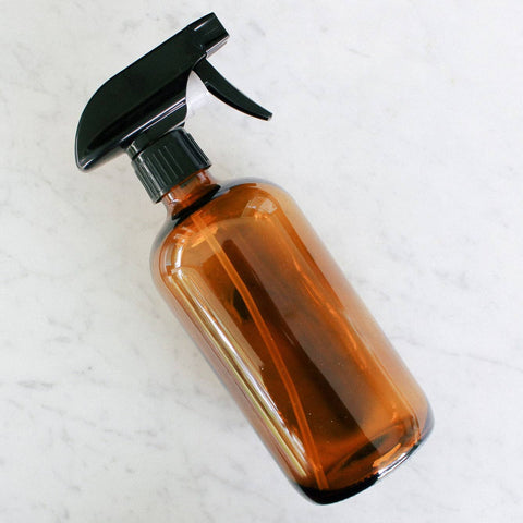 Refillable Amber Glass Spray Bottle