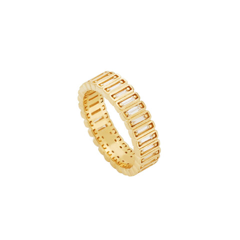 Maxine Baguette Stacking Ring