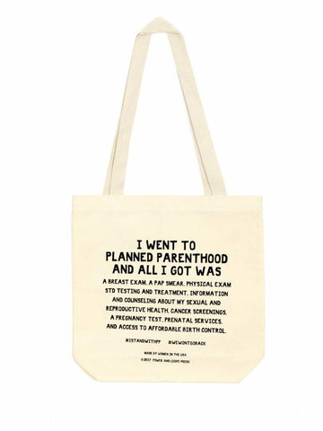 Stand with Planned Parenthood Tote Bag