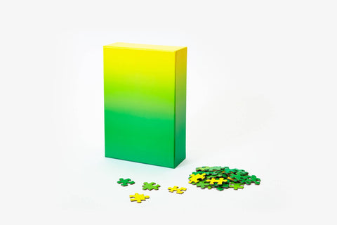 Gradient Puzzle 500 piece - Green/Yellow
